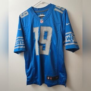 Detroit Loins PERRIMAN Blue NFL Jersey with Silver Accents SIZE S